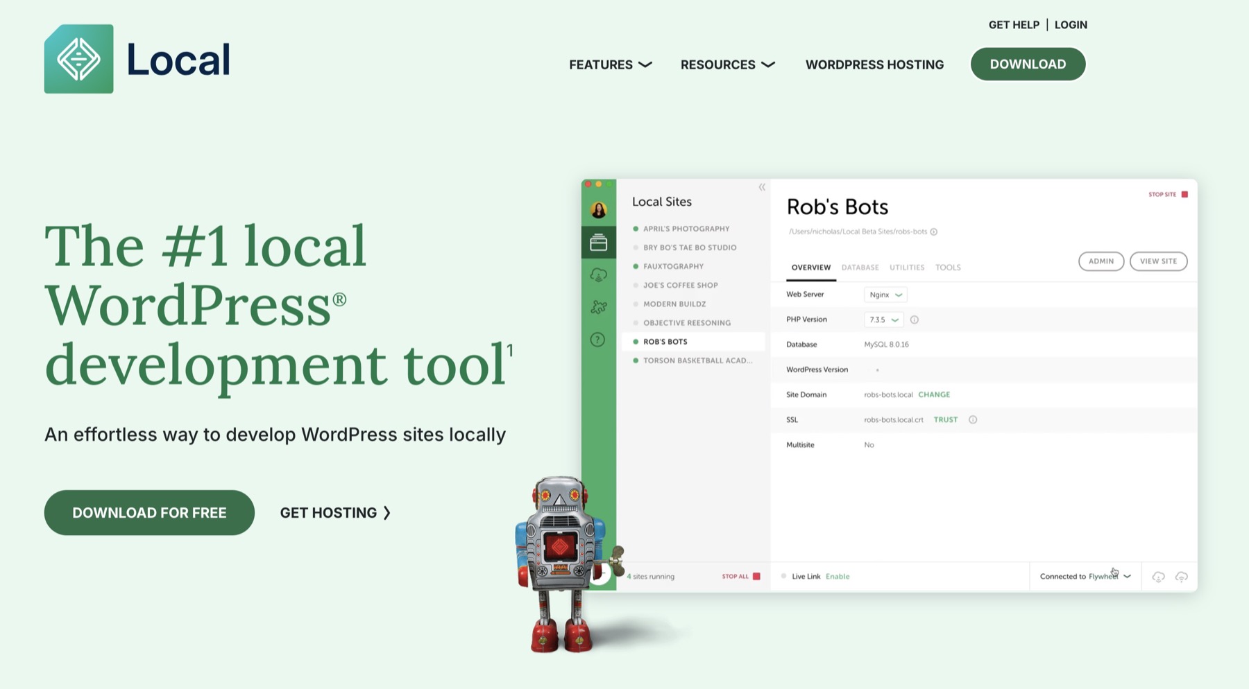 Installer un site WordPress avec « Local »